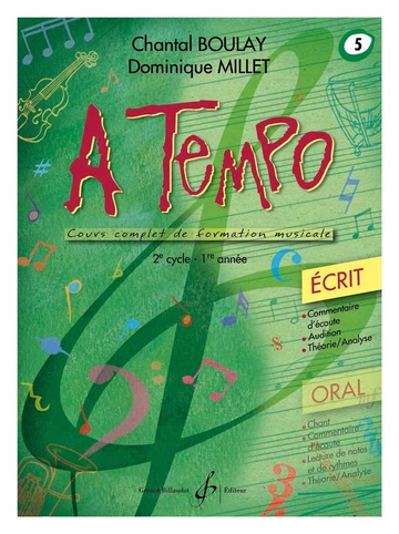 A tempo : écrit. Volume 5 Visual